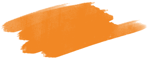 Orange Brush Stroke